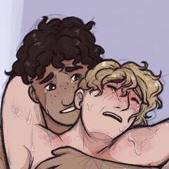 two characters + background + shading (55 EUR, full in link, WARNING: GRAPHIC BIRTH)